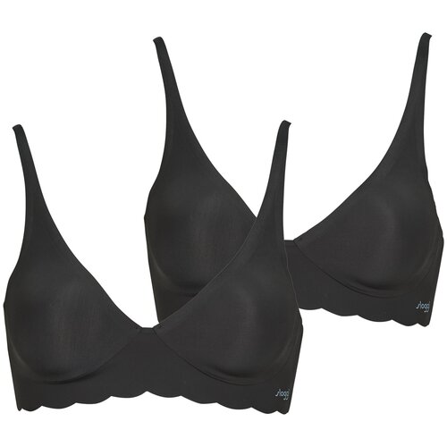 Sloggi ZERO Microfibre 2.0 Soft Bra PACK DE 2 Crna Slike