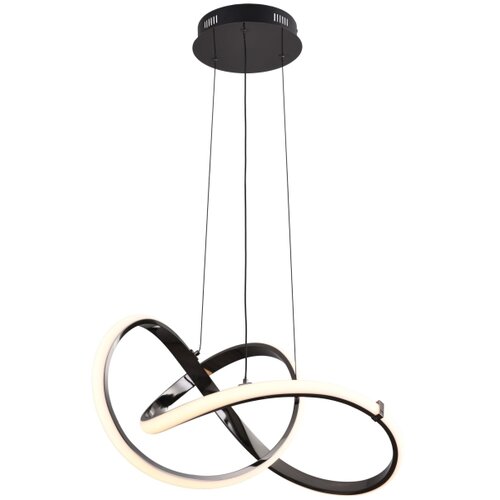 Zuma line MD9717-1-3BCD - led luster na sajli indigo LED/44W/230V crna Slike