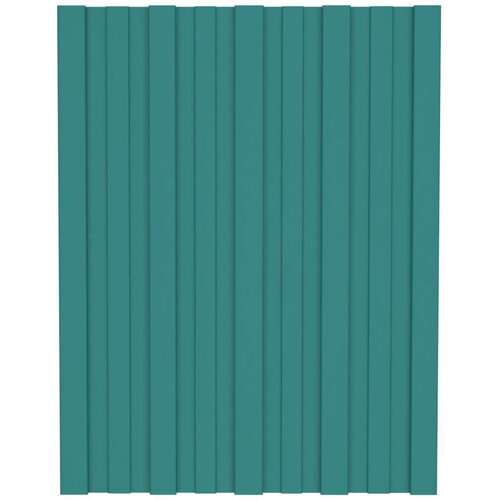  panel 12 pcs Zelena 60 x 45 cm Pocinčani čelik - Zelena 60 x 45 cm 12 Slike