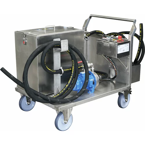 Bio-Circle Naprava za čiščenje cevi/toplotnih izmenjevalnikov, mobilna izvedba / pripravljena za priključitev, s cevmi, odpornimi proti kislinam in ba