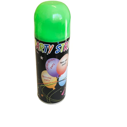 Sprej Špageti u boji 250ml, Spray Party String - Zelena