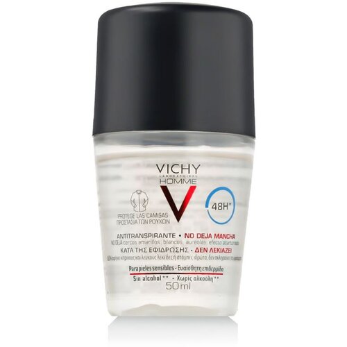 Vichy homme anti-stains 48H antiperspirant protiv bijelih i žutih mrlja 50 ml za mu&scaron;karce Cijene