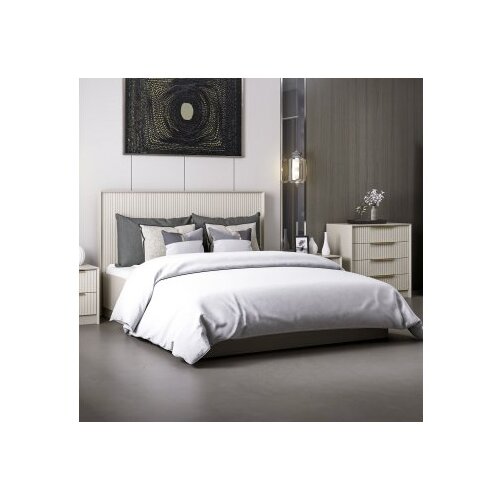 Hanah home Okvir kreveta Kale, 150x130x208 cm, bež Slike
