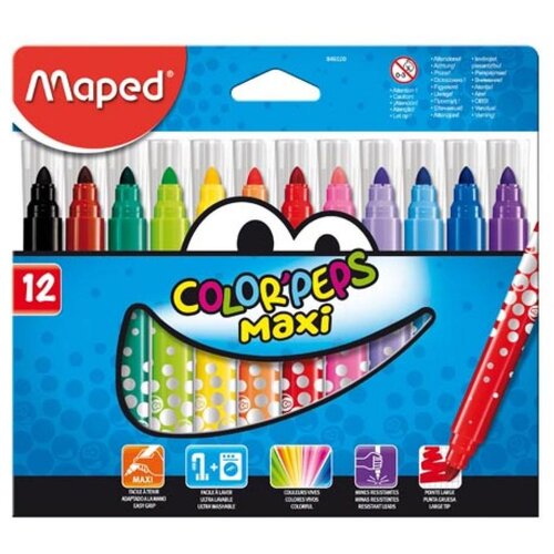 Maped Otroški flomastri Color'Peps Jumbo - 12 barv Cene