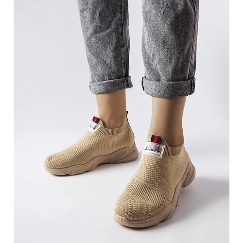 Gemre Dark beige slip-on women's sports shoes Greco Cijene