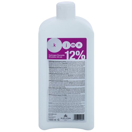 Kallos KJMN Hydrogen Peroxide oksidacijska emulzija 12 % 40 vol. za profesionalno uporabo 1000 ml Cene