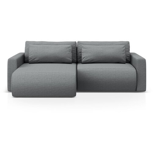 Cosmopolitan Design Siva sklopiva/s prostorom za odlaganje kutna garnitura Belfast &amp;ndash; Slike