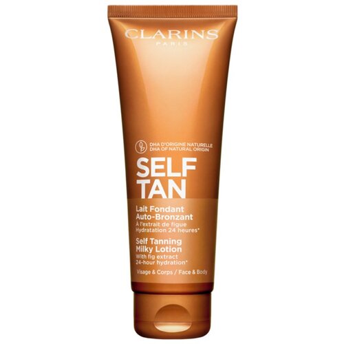 Clarins Self Tan Milky Lotion mlijeko za samotamnjenje za tijelo i lice 125 ml Cene