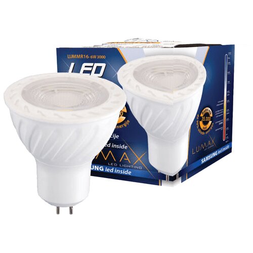 Lumax sijalica LED LUMMR16-6W LED Toplo bela A 6 W Slike