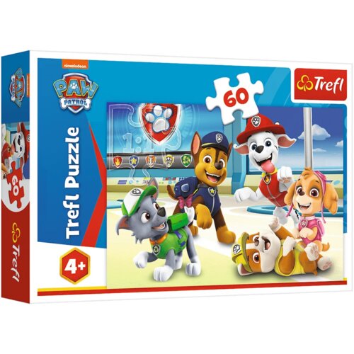 Puzzle 60 pcs. In the World of Puppies Paw Patrol Trefl 17392 Cijene