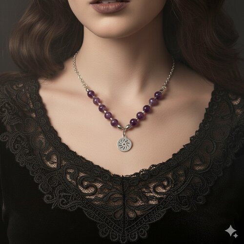 Epic Fantasy Shop Ametist Majestic ogrlica Cene