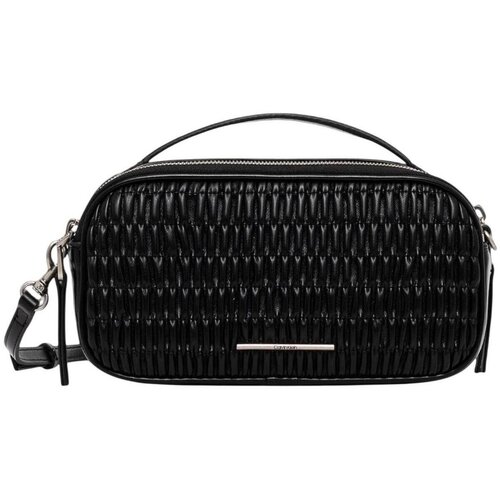 Calvin Klein Jeans Torbe za čez ramo RUCHED CROSSBODY CAMERA BAG LV04K3184G Črna Slike