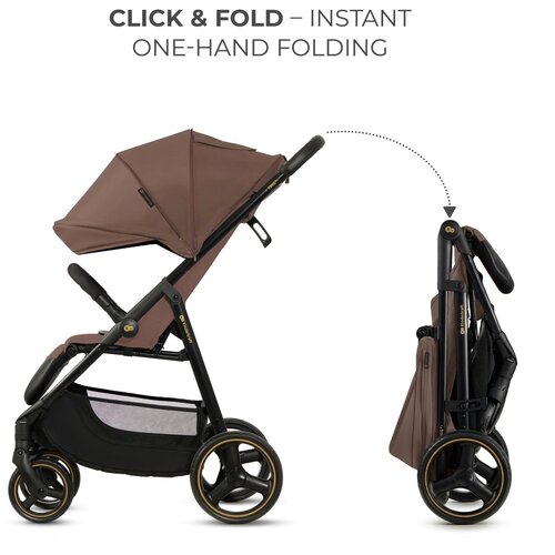 Kinderkraft KOLICA TRIG 3 GRANITE BROWN Slike