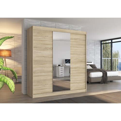 ADRK GARDEROBNA OMARA SANTIAGO 200 CM (VE� BARV)-Sonoma hrast Cene