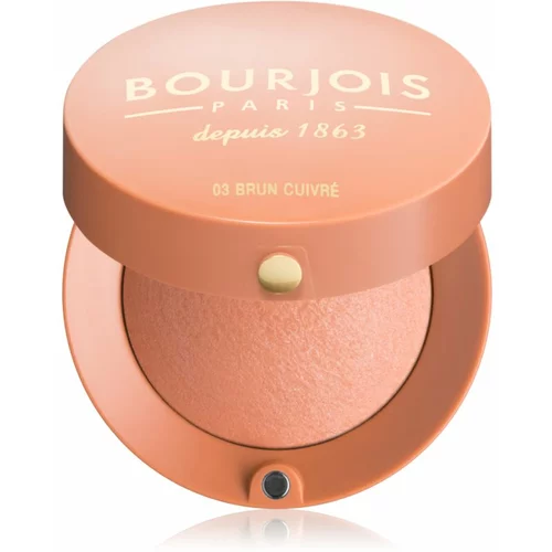 Bourjois Little Round Pot Blush rdečilo odtenek 03 Brun Cuivre 2.5 g