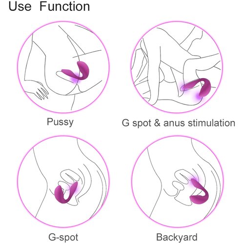 Cotoxo Cupid 2 - vibrator za par (viola) na baterije i daljinsko upravljanje Slike