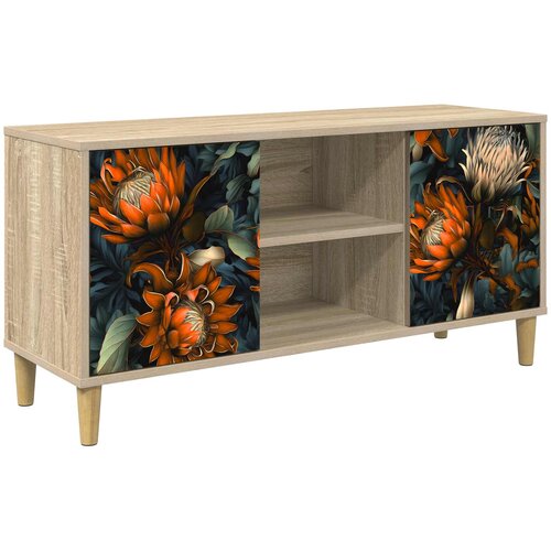  ormar LOCHEM 102 x 33 x 50 cm Sonoma Konstruirano drvo Slike