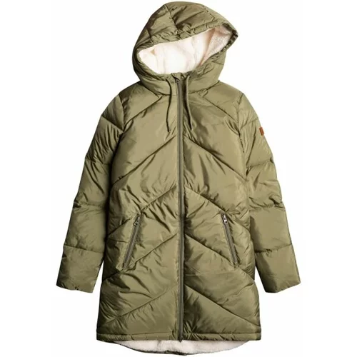 Roxy STORM WARNING Ženska zimska jakna, khaki, veličina