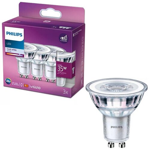  Komplet od 3 LED sijalice Philips PAR16 GU10/3,5W/230V 4000K Cene