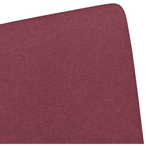 vidaXL jedilni stoli s kolesi 2 pcs vinsko rdeča 57 x 66 x 94 cm blago Cene