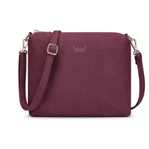 Vuch Crossbody torba Coalie Suede Wine, 20 x 24 cm Cene