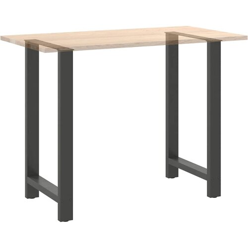 Noge za barski stol antracit boje 2 kom 60 x (100-101) cm čelik Slike