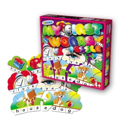  Puzzle moje prve reči - Engleski ( 58532 ) Slike