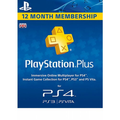 Sony PSN Plus pretplata za PS4 i PS3 12 meseci - Playstation Plus Subscription 1 Year UK Cene