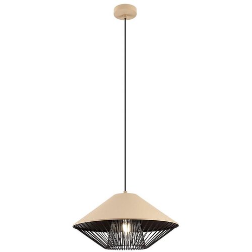  Redo 01-3007 - Visilica na sajli GRILL 1xE27/42W/230V prečnik 39,6 cm crna/bež Cene