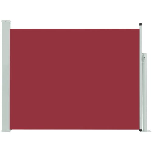 Maison Chic Zložljiva stranska tenda - Senčniki za teraso 140x500 cm rdeča, (22039454) Slike