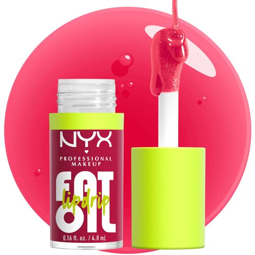 NYX Professional Makeup Fat Oil Lip Drip olje za ustnice odtenek 05 Newsfeed 4,8 ml Slike