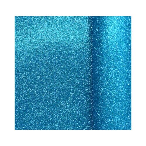 The Unique Paper Company Plain Glitter - Ukrasni papir 1,5m Plain Glitter Turquoise Slike