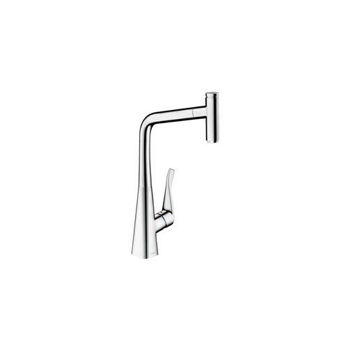 Hansgrohe Metris Select 320 Chrome baterija (slavina) za sudoperu sa izvlačećim tušem 1 mlaz 14884000 Cene