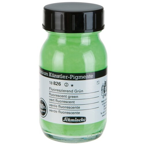 Artmie Pigmenti Schmincke 100 ml | 826 fluorescent green Slike