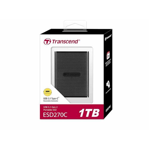 Transcend ESD270C Eksterni SSD 1000GB - Crni Cene
