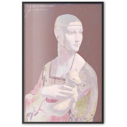  Plakat - Pastel Lady 29.7x42 Crni okvir Slike