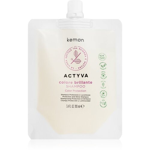 Kemon Colore Brillante posvetlitveni in krepilni &amp;scaron;ampon za barvane lase 100 ml Slike