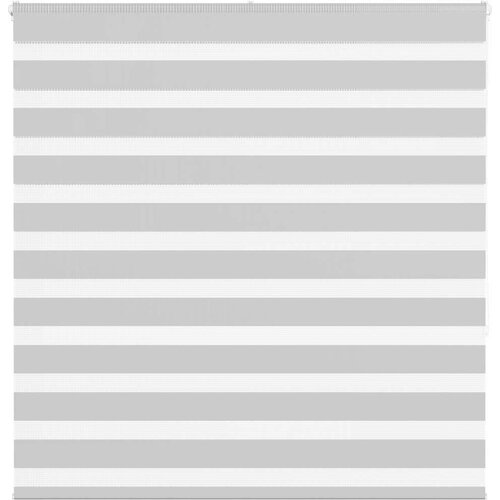 vidaXL zebra senčilo svetlo sivo 150x150 cm tkanina širina 145,9 cm Cene