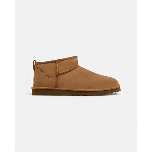 Ugg Pol&amp;scaron;kornji Classic Ultra Mini Boot Chestnut Bela Slike