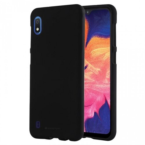 Gumijasti / gel etui Mercury Soft Feeling za Samsung Galaxy A10 - črni Slike