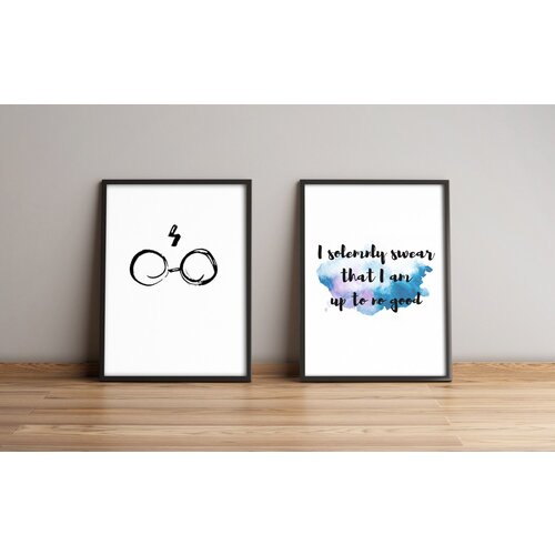 Wallity 2Pysct-007 multicolor decorative framed mdf painting (2 pieces) Slike