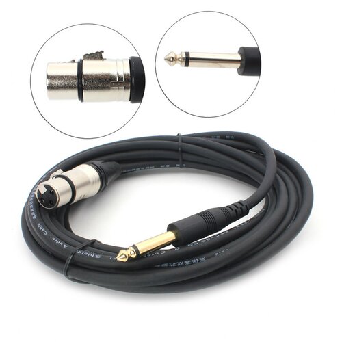  JWD-AU20 Mikrofonski kabl, XLR, 6.35mm, 5m Cene