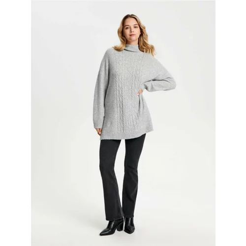 Sinsay ženski džemper od ukrasnog pletiva 3412X-9MM