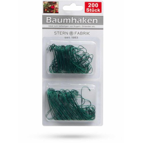 Family Christmas Obe&scaron;alniki za božične okraske - temno zeleni - 200 kosov / paket Cene