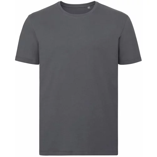 RUSSELL Dark Grey Men's T-shirt Pure Organic