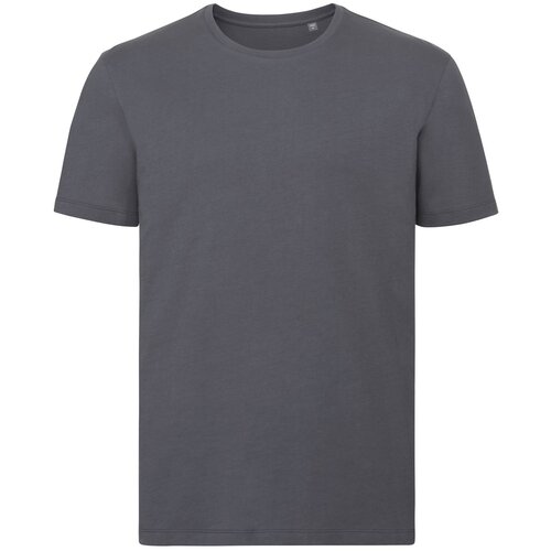 RUSSELL Dark Grey Men&amp;#039;s T-shirt Pure Organic Slike