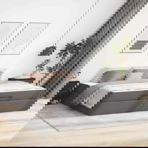  Okvir kreveta s madracem Ostalo Siva 180 x 200 cm Cene