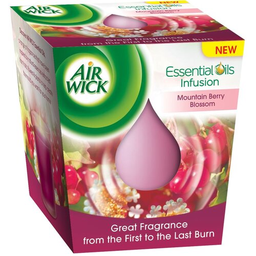 Air Wick Infuzija eteričnih olj Air Wick, sveča, vonj po cvetju in gozdnih sadežih, 105 g Cene