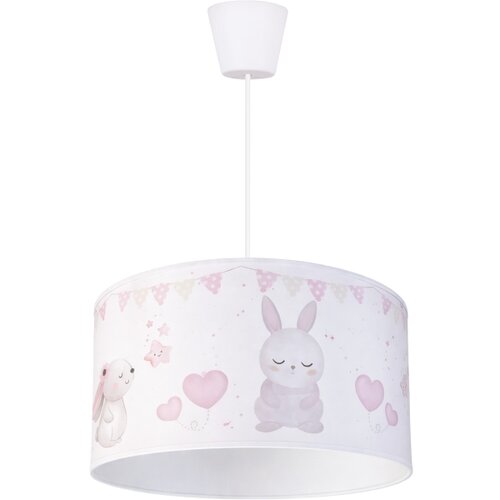  Brilagi - LED dečiji luster na sajli BOBO 1xE27/10W/230V, prečnik 35 cm, beli/sa životinjskim motivima Slike