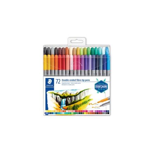 Staedtler Design Journey dvostranski set žične vrvi, 72 kosov Slike